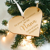 1st Christmas As My Nana Tree Decoration