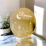 Luxury Gold Mirror Ramadan Ornament