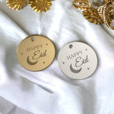 Happy Eid Mirror Cupcake Charm or Tag