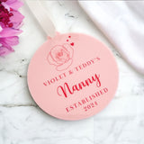 Nanny Mother's Day Personalised Keepsake Gift