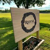 Wood Printed Business Logo Sign