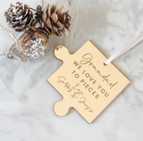 Grandad Engraved Christmas Bauble Keepsake Gift