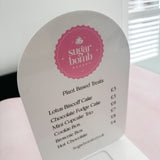 Price List Sign for Salons, Cafes, Shops, Events, Stalls