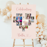 Birthday Party/Christening Personalised Photo Welcome Sign