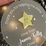 Thank You Teacher Personalised Christmas Bauble