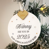 Garndma To Be Personalised Christmas Bauble