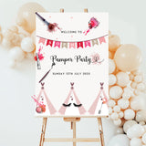 Personalised Girl's Pamper Party Birthday Sign