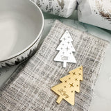 Luxury Christmas Tree Party Place Cards For Works Party