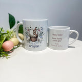 Children's Personalised Easter Mug 'Some Bunny Loves You' Egg Holder Gift