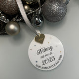 Nana  To Be Personalised Christmas Bauble