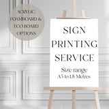 Print Your Own Artwork/Business/Party Sign