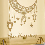 Eid Mubarak Gold Mirror Decoration