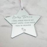 Baby Loss Personalised Keepsake Star