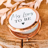 Personalised Bride Compact Mirror