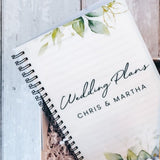 Couples Personalised Wedding Planner Notebook