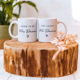 Personalised Engagement Gift - Set of 2 Mugs