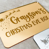 Personalised Christmas Eve Crate Name Tags