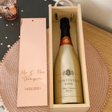 Personalised Champagne Bottle Box