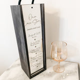 Our Love Story Personalised Champagne Box