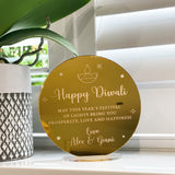 Happy Diwali Personalised Mirror Decoration