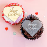 Heart Valentine's Cupcake Toppers