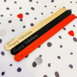 Engraved Valentine's Lolly Stick