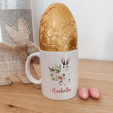 Personalised Girl's Easter Bunny Mug