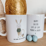 Personalised Boy's Easter Rabbit Mug