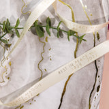 Funeral Flowers Ribbon