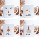 Children's Personalised Christmas Mugs