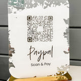 Scan and Pay Business Sign for Paypal, Venmo or Cash App