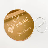 Gold Mirror Happy Eid Sign