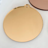 Gold Mirror Blank  Bauble 