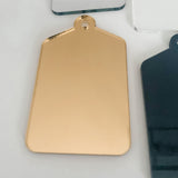 Gold  Mirror Acrylic Gift Tag